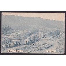 SIERRAS DE CORDOBA SANTA MARIA ANTIGUA TARJETA POSTAL